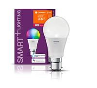 LEDvance Smart Lampadina LED Zigbee, Goccia, B22D, 60 W Equivalenti, Luce Colorata Rgbw, Bianco