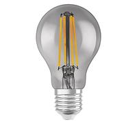 LEDVANCE Smart LED con Wifi, base E27, dimmerabile, bianco caldo (2500K), forma della lampadina, filamento chiaro in vetro fumé, sostituzione di lampadine da 44W, controllabile con Alexa, Google,App
