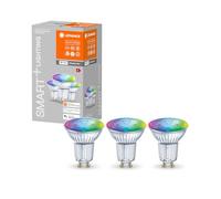 LEDVANCE Smart+ LED Lampada con Riflettore con Tecnologia WiFi, Base Gu10, Colore Della Luce Variabile, 2700-6500K,RGBW, Dimmerabile, Sostituisce le Lampade con Riflettore da 32 W, Confezione da 3