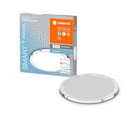 LEDVANCE Smart LED lampada da bagno Chrome, 18W, 2100LM, 3000-6500K, 30cm, IP44, Orbis Disc applique, lampada da bagno con tecnologia wifi, dimmerabile, controllabile tramite app e assistente vocale