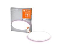 LEDVANCE SMART+ ORBIS pannello luminoso WiFi, bianco, 25W, 2940lm, 400mm, luce bianca regolabile (2700K-6500K), cornice con luce colorata RGB, DIM, controllo da app, compatibile con Amazon, Google