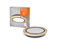 LEDVANCE SMART+ ORBIS Wood plafoniera WiFi, 24W, 2950lm, 400mm, luce bianca regolabile (2700K-6500K), dimmerabile, legno certificato FSC, controllo da app, compatibile con Amazon, Google, ecc.