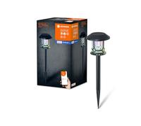 LEDVANCE SMART+ picchetto solare segnapasso outdoor Bluetooth, con luce bianca regolabile (3000K-6500K) + luce colorata, senza alimentazione, autonomia fino a 8 ore, protezione IP44, nero