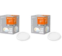 LEDVANCE SMART+ Round luce sottopensile WiFi, set di tre luci rotonde, bianco, 6,5W, 375lm, 83mm, luce bianca regolabile 3000K-6500K, dimmerabile, lunga durata, montaggio facile, controllo da app
