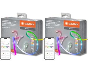 LEDVANCE Smart+ Striscia LED con tecnologia WiFi per interni, kit estensione da 1 metro, colore della luce variabile (2700-6500K), colori RGBW variabili, funziona con Alexa, Google, app SMART+