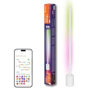 LEDVANCE SMART+ WIFI piantana LED angolare, sottile, bianca, 8W, 540lm, luce bianca e colorata regolabile, dimmerabile, funzione ritmo musicale, lunga durata, controllabile tramite app, 2700-6500K