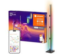 LEDVANCE Smart+ WiFi vert Wall & Floor Lamp, nero, 24W, 2320lm, luce bianca e colore regolabile, dimmerabile, lunga durata, Effetto della luce RGB magica dinamica, trollo delle app, 2700K- 6500K
