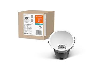 LEDVANCE Spot Twist Installation Downlight, bianco, 10W, 800lm, 840 WT, 93 mm di diametro, bianca fredda, fino al 90% di risparmio energetico rispetto a downlight alogeni, montaggio semplice, 4000K
