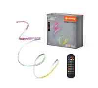 LEDVANCE Striscia LED Flex Bendable RGBW 5M, incluso telecomando, autoadesiva, dimmerabile, con batteria e accessori di montaggio