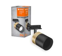 LEDVANCE TRACKLIGHT Spot Gold faretto a binario, oro/nero, con attacco GU10, compatibile con lampada normale o smart, design stile loft, protezione IP20