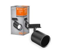 LEDVANCE TRACKLIGHT Spot Mini Cylinder faretto compatto a binario, nero, con attacco GU10, compatibile con lampada normale o smart, design stile loft, protezione IP20