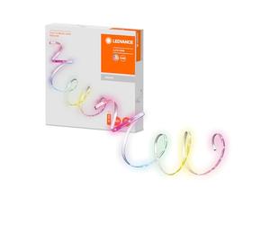 LEDVANCE TV LED Strips 1m con connessione USB, RGB incluso telecomando, retroilluminazione per TV, illuminazione per immagini, luce di striscia autoadesiva, TV Surround FLEX Strips