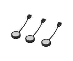 LEDVANCE Undercabinet Puck spot da mobili 3x nero LEDVANCE