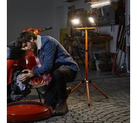 LDV 075213951 - Proiettore da cantiere a LED, 2 x 30 W, 5400 lm, 4000 K, IP65, C