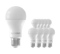 Ledvion - 10X Lampada LED E27 Dimmerabile, 2700K, 8.8W, 806 Lumen