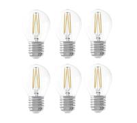 Ledvion - 6X Lampada LED E27 Trasparente, 1W, 2100K, 50 Lumen