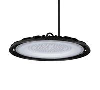 Ledvion - Campana led ufo, IP65, 150W, 110 lm/W, Sensore, 3000K, Dimmerabile, lampada led industriale capannone, illuminazione magazzino officina, luce soffitto garage, illuminazione industriale led