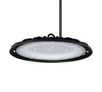Ledvion - Campana led ufo, IP65, 150W, 110 lm/W, Sensore, 6000K, Dimmerabile, lampada led industriale capannone, illuminazione magazzino officina, luce soffitto garage, illuminazione industriale led