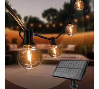 Ledvion - Catena Luminosa, 5.5 Metri Solaree, 10x E12 LED, IP44 Impermeabile, 2700K, G40, Plug & Play, Collegabile