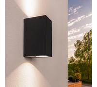 Ledvion - Lampada da Parete LED Dimmerabile, Attacco GU10, IP54, Luce Su&Giù, Nero, Lampada Esterna, Illuminazione Esterna, Illuminazione Interna