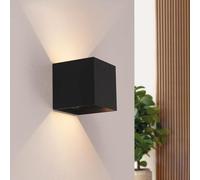 Ledvion - Lampada da Parete LED Ricaricabile USB con Sensore di Movimento, Nera, Senza Fili, Luce Calda 2700K, 170 Lumen, Batteria 4400mAh, IP44, Applique LED da Parete per Interni