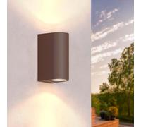 Ledvion - Lampada da parete per esterni, Santa Barbara, attacco GU10, Ruggine