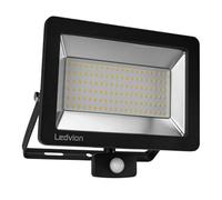 Ledvion Proiettore LED 100W impermeabile IP65 4000K 12000lm | Luce intensa per giardino vialetto facciata garage officina e area aziendale