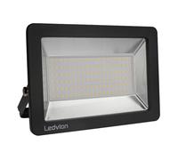 Ledvion Proiettore LED 100W impermeabile IP65 4000K 12000lm | Luce intensa per giardino vialetto facciata garage officina e area aziendale