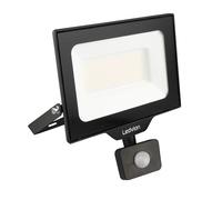 Ledvion - Proiettore LED con Sensore di Movimento, 50 Watt, Osram, 6000K, 6000 Lumen, IP44, Inclusa connessione rapida & 2 anni di garanzia