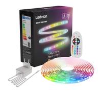 Ledvion SMART Striscia LED Dimmerabile 5M 12W | Crea facilmente l’atmosfera luminosa giusta per soggiorno, camera da letto o spazio di lavoro.