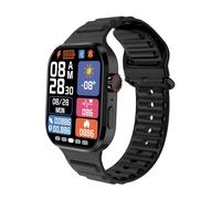 Ledwood, Orologio Intelligente Serie LD80 Plus IP54 con Chiamate Bluetooth, Nero