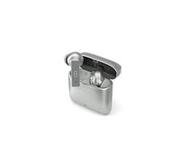 Ledwood Titan - Auricolari in argento Sterling, Bluetooth 5.1, durata della batteria per tutto il giorno, tecnologia SuperBass