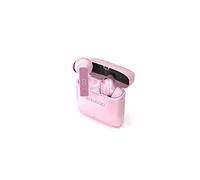 Ledwood Titan - Auricolari in oro rosa - Bluetooth wireless 5.1, durata della batteria per tutto il giorno, tecnologia SuperBass