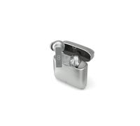 Ledwood Titan - Auricolari in argento Sterling, Bluetooth 5.1, durata della batteria per tutto il giorno, tecnologia SuperBass