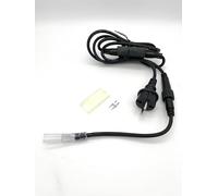 LEDZEIT - Profi Serie - Kit accessori, SOLO per Striscia LED Profi Serie, con cavo di alimentazione, cavo di ingresso, connettore, 1,7 m nero