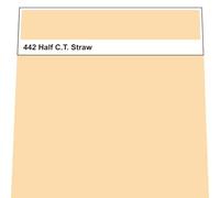 Lee 442 - Pellicola colorata Half C.T. Straw, 25 cm x 122 cm