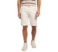 Lee 5 Pocket Short Pantaloncini in Denim, Clean White, 36W Uomo