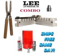 Lee 6 Cav Combo W/Maniglie & Taglia Kit per 38Spl/357Mag/38Colt Np / 38S&W
