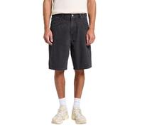 Lee Asher Short Pantaloncini in Denim, Black Worn in, 31W Uomo