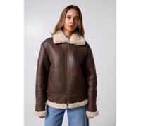 Lee - Aviator Jacket Marrone - Abbigliamento M Marrone