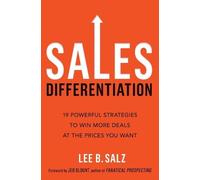Lee B. Salz Sales Differentiation (Tascabile)