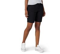 Lee Women's Regular Fit Chino Bermuda Short, Jet Black, 6