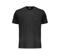 Lee Black Cotton Men T-Shirt - L
