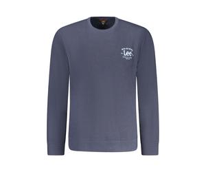 Lee Blue Cotton Men Sweater - XL