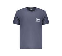 Lee Blue Cotton Men T-Shirt - M