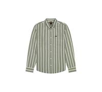 Lee Button Down Maglietta, Olive Stone Stripe, M Uomo