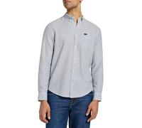 Lee Button Down Maglietta, Striscia Blu, M Uomo