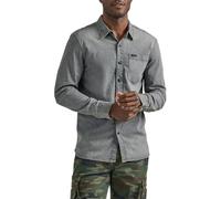 Lee Camicia a Maniche Lunghe da Uomo, Denim Grigio, M