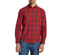 Lee Camicia da Uomo Button Down, Colore: Rosso, L