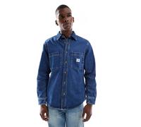 Lee - Camicia multitasche color blu medio slavato L